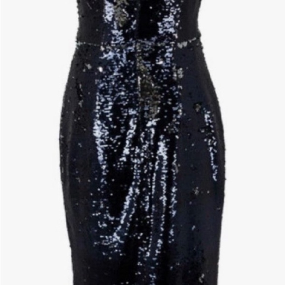 Safiyaa Icenna Glamorous One-Shoulder Sequin Dress - Picture 9 of 9